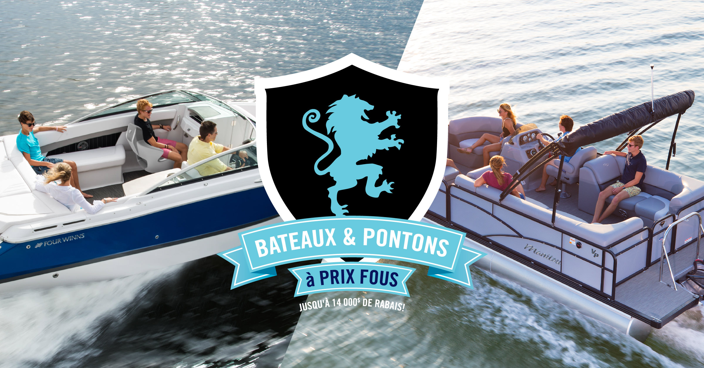 Bateaux et pontons à prix fous!