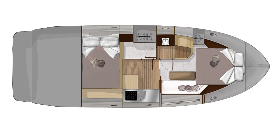 Sessa Marine C35 boat cockpit