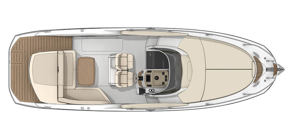 Sessa Marine Key Largo 27 boat cockpit